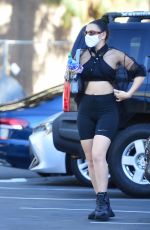 CHARLI CXC Hheading to a Sance Studio in Los Angeles 02/26/2021