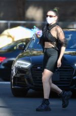 CHARLI CXC Hheading to a Sance Studio in Los Angeles 02/26/2021
