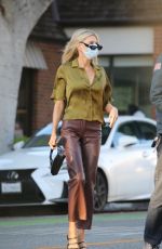 CHARLOTTE MCKINNEY and Nathan Kostechko Out in Santa Monica 02/06/2021