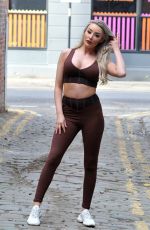 CHLOE CROWHURST in Tights Out in Manchester 02/07/2021