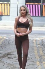 CHLOE CROWHURST in Tights Out in Manchester 02/07/2021