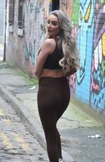 CHLOE CROWHURST in Tights Out in Manchester 02/07/2021