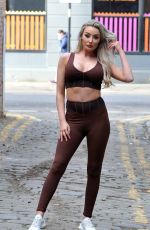 CHLOE CROWHURST in Tights Out in Manchester 02/07/2021