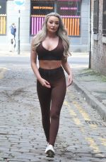 CHLOE CROWHURST in Tights Out in Manchester 02/07/2021