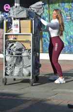 CHLOE FERRY at Her Shop in Newcastle 02/25/2021