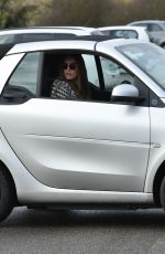 CHLOE ROSS Out in Her Electric Smart in Chigwell 02/18/2021