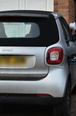 CHLOE ROSS Out in Her Electric Smart in Chigwell 02/18/2021