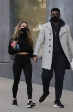 CHRISHELL STAUSE and Keo Motsepe Out in West Hollywood 02/18/2021