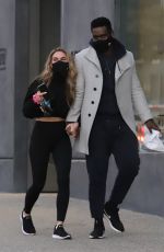 CHRISHELL STAUSE and Keo Motsepe Out in West Hollywood 02/18/2021