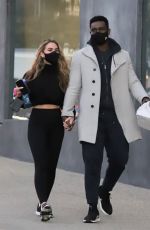 CHRISHELL STAUSE and Keo Motsepe Out in West Hollywood 02/18/2021