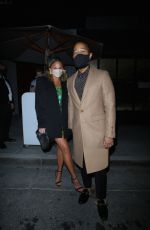 CHRISSY TEIGEN and John Legend at Sapgos Restaurant in Los Angeles 02/01/2021