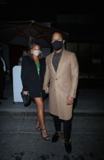 CHRISSY TEIGEN and John Legend at Sapgos Restaurant in Los Angeles 02/01/2021