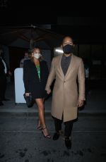 CHRISSY TEIGEN and John Legend at Sapgos Restaurant in Los Angeles 02/01/2021