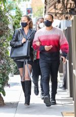 CHRISSY TEIGEN and John Legend Out in Beverly Hills 02/01/2021