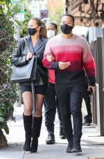 CHRISSY TEIGEN and John Legend Out in Beverly Hills 02/01/2021