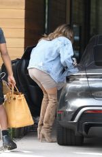 CHRISSY TEIGEN in Thigh-high Boots Out in Los Angeles 02/13/2021