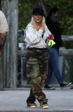 CHRISTINA AGUILERA at Everglades Alligator Farm in Florida 02/13/2021