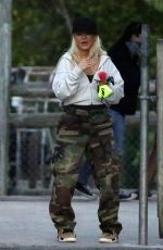 CHRISTINA AGUILERA at Everglades Alligator Farm in Florida 02/13/2021
