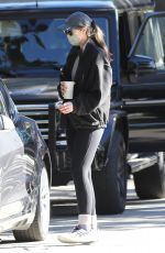 CHRISTINA SCHWARZENEGGER Leaves Tennis Practice in Brentwood 02/22/2021
