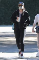 CHRISTINA SCHWARZENEGGER Leaves Tennis Practice in Brentwood 02/22/2021
