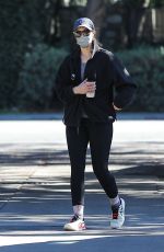 CHRISTINA SCHWARZENEGGER Leaves Tennis Practice in Brentwood 02/22/2021