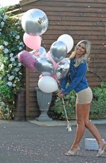 CHRISTINE MCGUINNESS Leaves a Photoshoot at Merrydale Manor in Knutsford 02/01/2021
