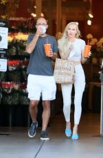 CHRISTINE QUINN Out Shopping in Los Angeles 02/11/2021