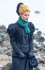 CLAIRE DANES on the Set of The Essex Serpent in London 02/22/2021