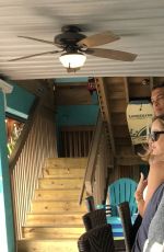 CLARE CRAWLEY at a Bar in Florida 02/16/2021