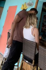 CLARE CRAWLEY at a Bar in Florida 02/16/2021