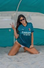 CLAUDIA ROMANI at Beach in Miami 02/18/2021