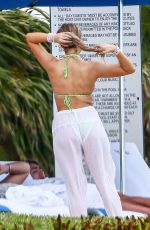 CORINNE OLYMPIOS in Bikini in Miami Beach 02/19/2021