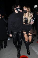 CYNTHIA PARKER at BOA Steakhouse in West Hollywood 02/04/2021