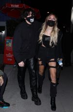 CYNTHIA PARKER at BOA Steakhouse in West Hollywood 02/04/2021