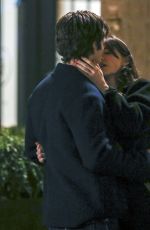 DAISY EDGAR JONES and Sebastian Stan Kissing on the Set of Fresh in Vancouver 02/10/2021