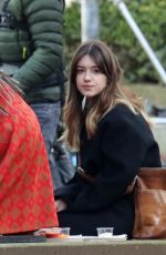 DAISY EDGAR-JONES on the Set of Fresh in Vancouver 02/17/2021