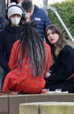 DAISY EDGAR-JONES on the Set of Fresh in Vancouver 02/17/2021