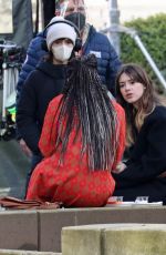 DAISY EDGAR-JONES on the Set of Fresh in Vancouver 02/17/2021