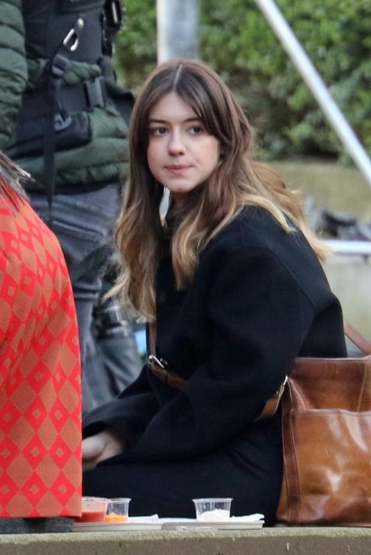 DAISY EDGAR-JONES on the Set of Fresh in Vancouver 02/17/2021