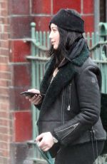 DAISY LOWE Out with her Dog in London 02/04/2021