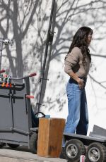 DAKOTA JOHNSON on the Set of Am I Ok in Los Angeles 02/02/2021