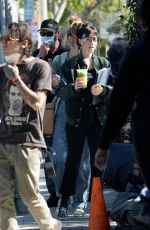 DAKOTA JOHNSON on the Set of Am I Ok in Los Angeles 02/03/2021