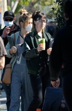 DAKOTA JOHNSON on the Set of Am I Ok in Los Angeles 02/03/2021