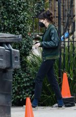 DAKOTA JOHNSON on the Set of Am I Ok in Los Angeles 02/03/2021