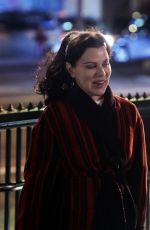 DEBI MAZAR and JANEANE GAROFALO on the Set of Younger in New York 02/16/2021