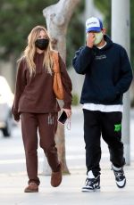 DELILAH HAMLIN and Eyal Booker Leaves Zinque Caffee in West Hollywood 02/02/2021