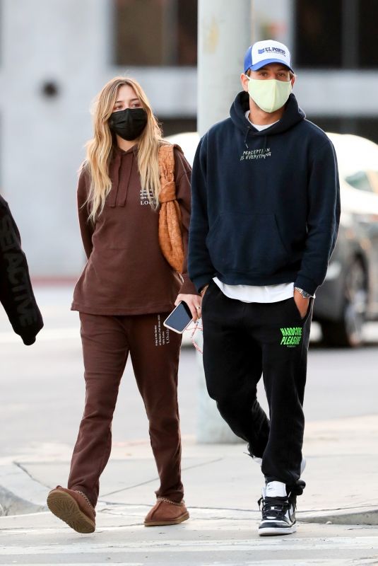 DELILAH HAMLIN and Eyal Booker Leaves Zinque Caffee in West Hollywood 02/02/2021