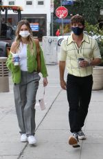 DELILAH HAMLIN and Eyal Booker Out for Coffee in West Hollywood 02/03/2021