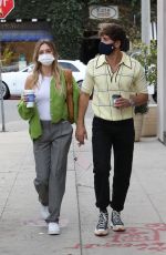 DELILAH HAMLIN and Eyal Booker Out for Coffee in West Hollywood 02/03/2021