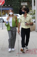 DELILAH HAMLIN and Eyal Booker Out for Coffee in West Hollywood 02/03/2021